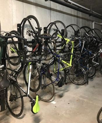 Complimentary bicycle storage